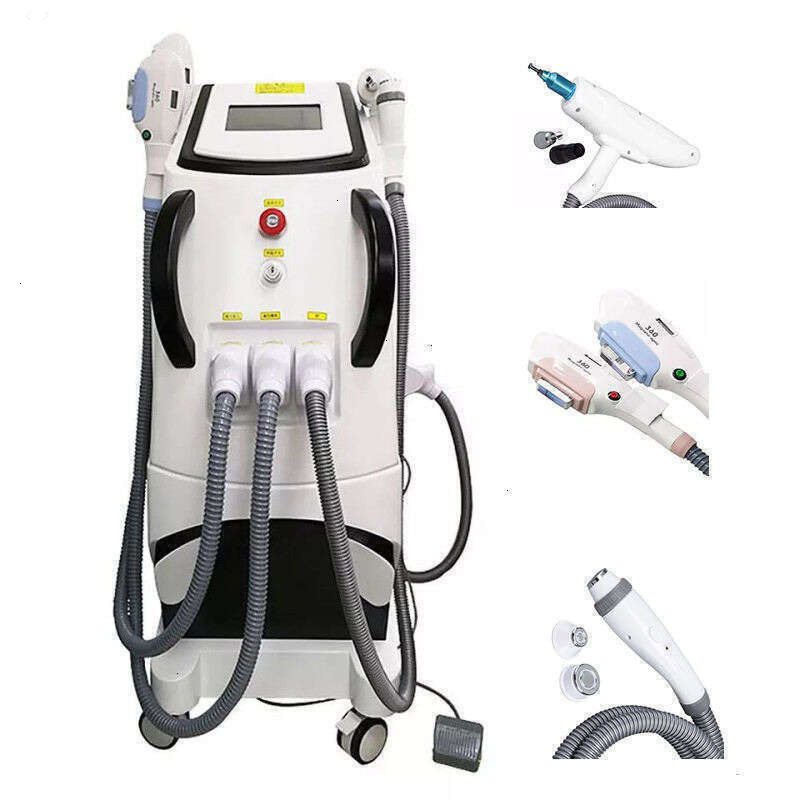 Upgraded Vertical Painless Hair/Tattoo/Pigment Removal OPT + Pico Laser Beauty Device Skin Rejuvenation Freckles Acne Treatment RF Instrumen