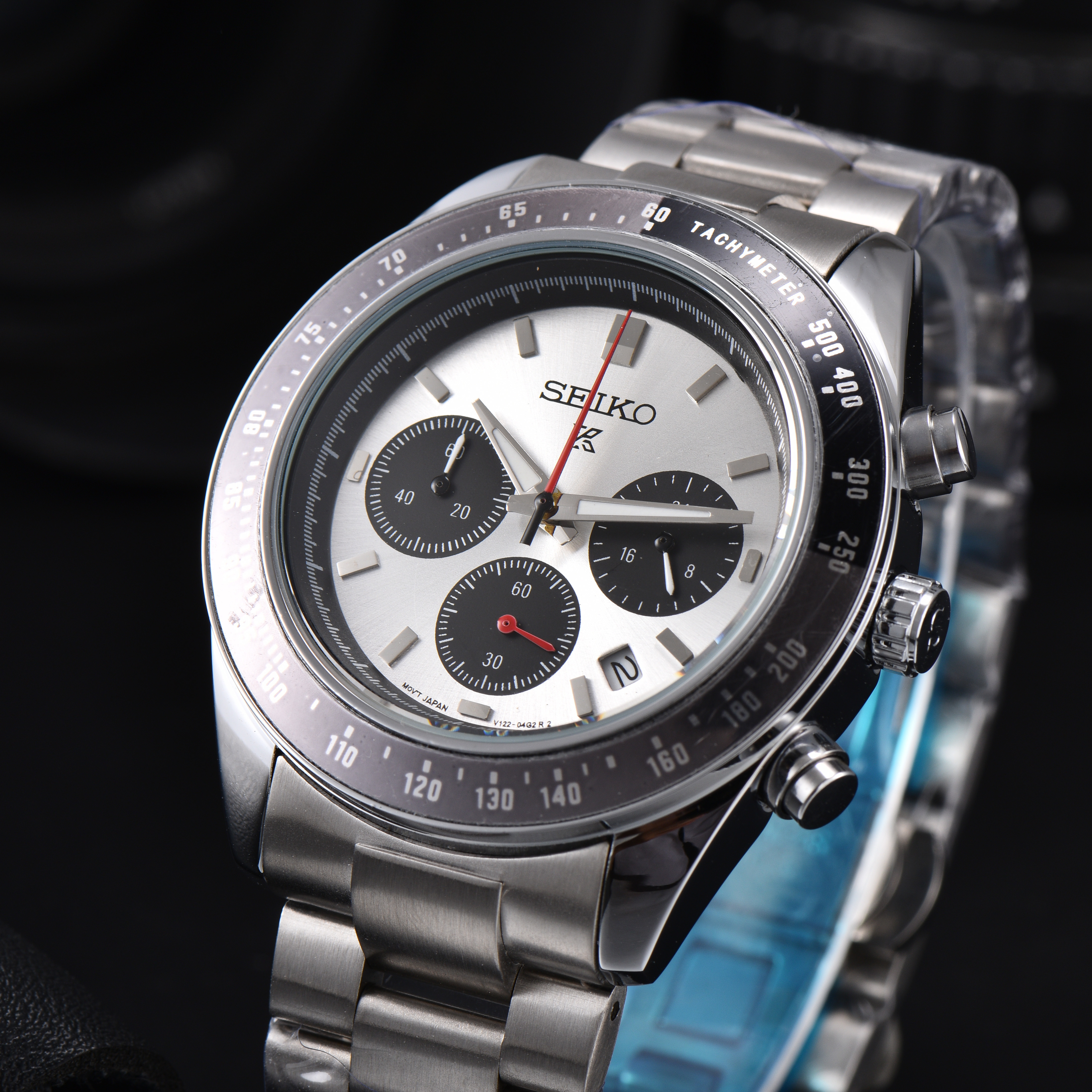 Yungong Men's Mechanical Watch Steel Strip Folding Buckle World Time Iced Out Watch6