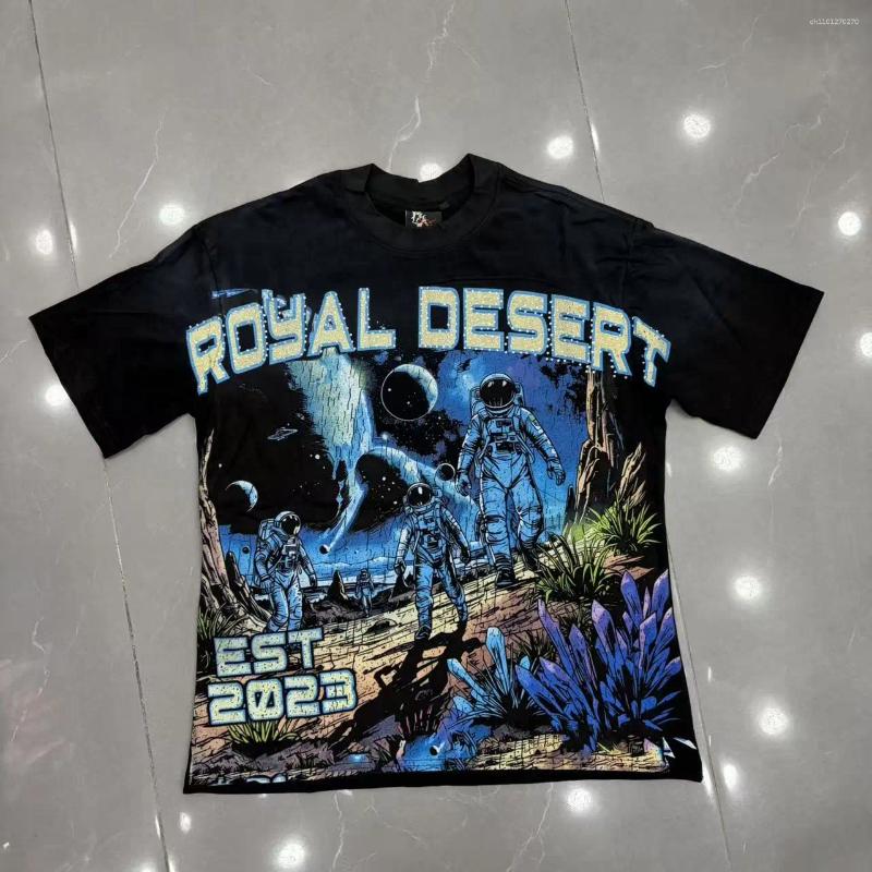 Streetwear Shinning Diamond Graffiti Pattern Print Short Sleeve T Shirt Men Women Fashion Retro Cotton Casual Oversized Tees