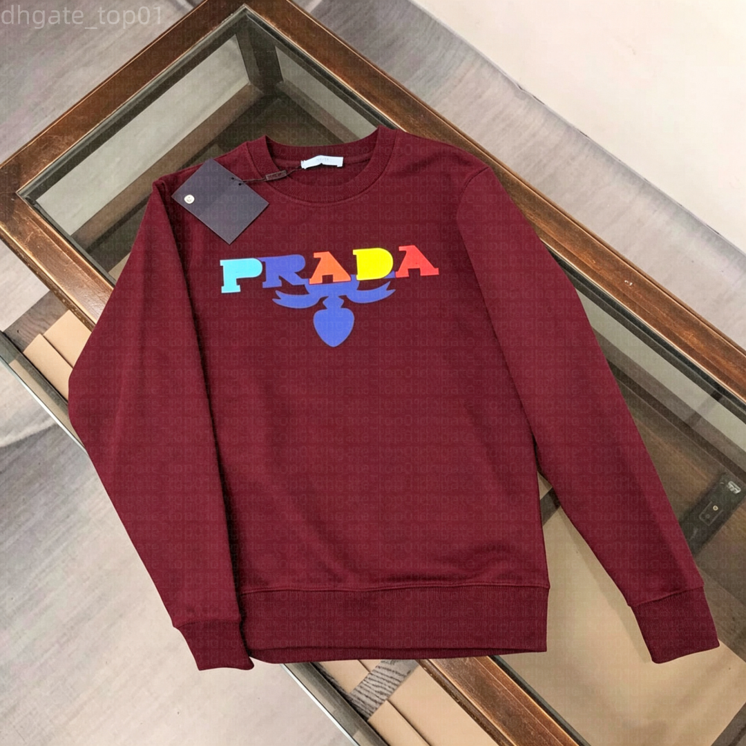 Premium Mens Long Sleeve Sweatshirts, Hip Hop Street Style Pullover, Casual Fashion Outfit for Holiday Travel, Multi Color Crewneck Sweatshirt for M