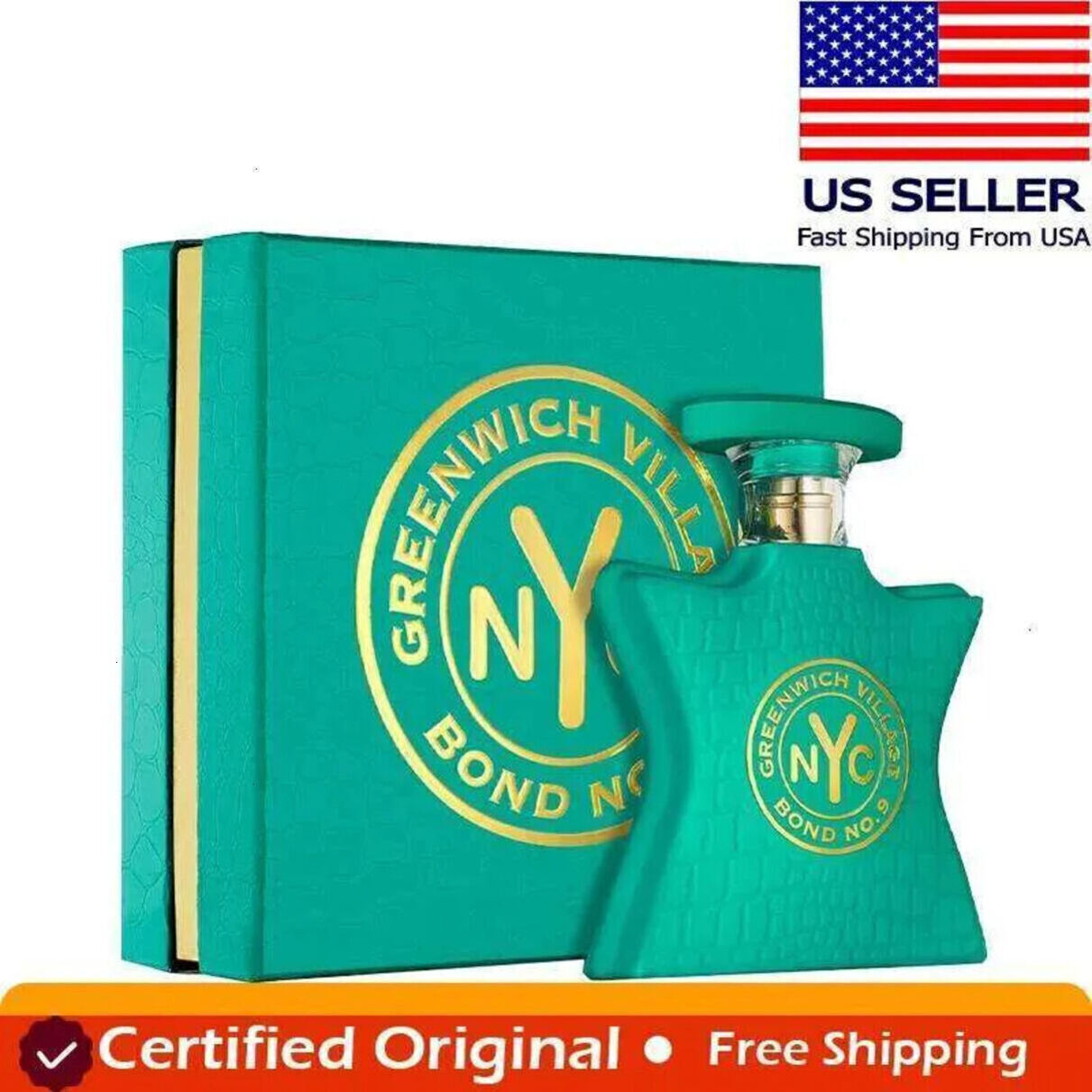 Luxury Perfume Designer Bond No. 9 New Greenwich Village Unisex Eau De Amber Floral cologne