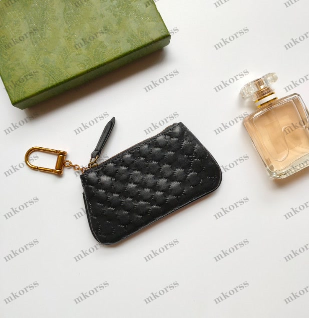 Holder Designer Wallets For Women Coin Purse Mini Bag High Quality Genuine Leather Golden Letter Cardholder Womens Bags With Keychain Card Wallet