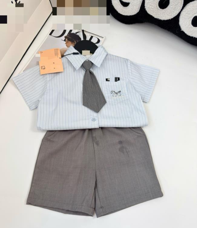 Designer Baby Clothes Luxury Kids Designer Clothes 2Piece Sets Summer Girls Boys Cute Suit 2piece Suit Baby Designer Children Tshirt Clothes p825