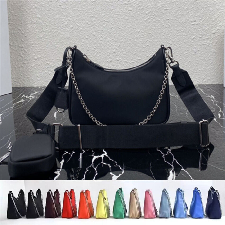Designers Bags Womens Fashion Top Luxurys Women Crossbody Sacoche Nylon Hobo Casual Handbag Purses Fashion Messenger Clutch Cross Body Tote Woman Sh