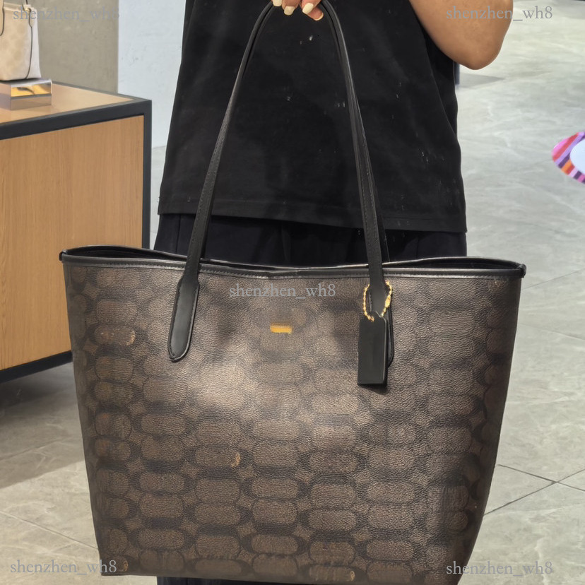 C brand high-quality city33 magnetic buckle vintage city 33 tote bag, large capacity shopping bag, shoulder bag handbag commuter bag underarm bag fo