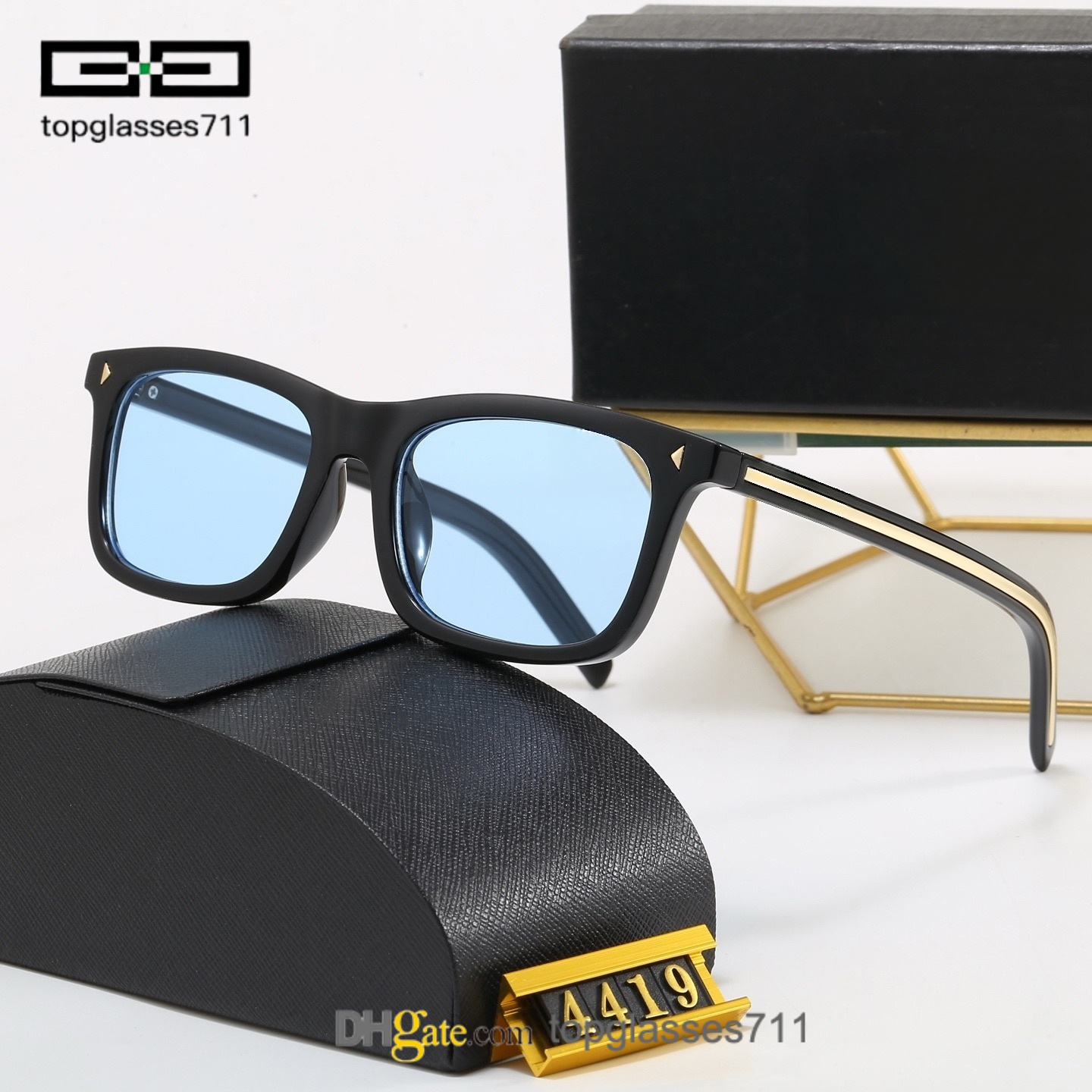 Rectangle Small Frame Sunglasses Retro Slim Square UV400 Sun Glasses Unisex Fashion Eyewear for Travel & Beach