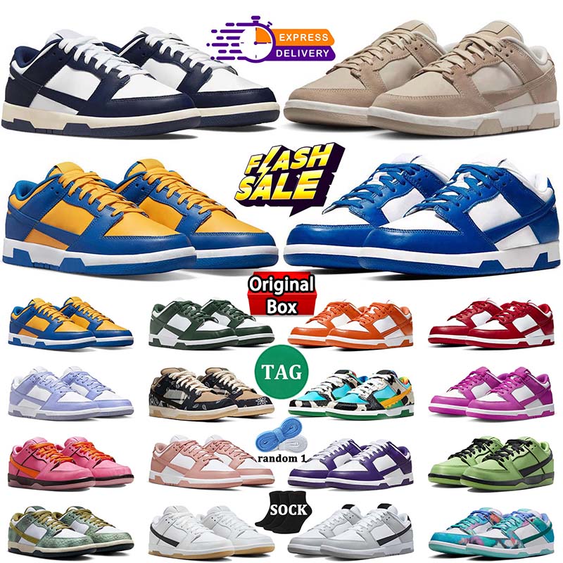 2026 Designer Casual Shoes Men Women Sneaker Panda White Black UNC Blue Dust Fog Photon Syracuse Candy Vintage Green Sail Trail Trainers Sports