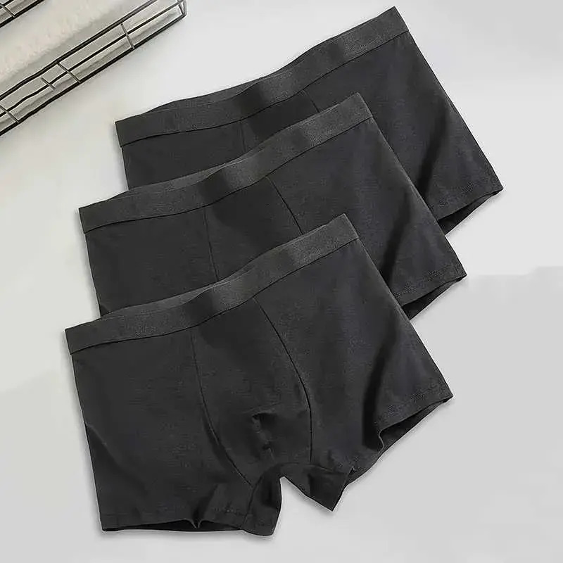 Men's Underwear 3 Piece Set Of Black Sexy Shorts Soft And Breathable Casual Underwear Mens Comfortable briefs Boxer Shortsw Underpants