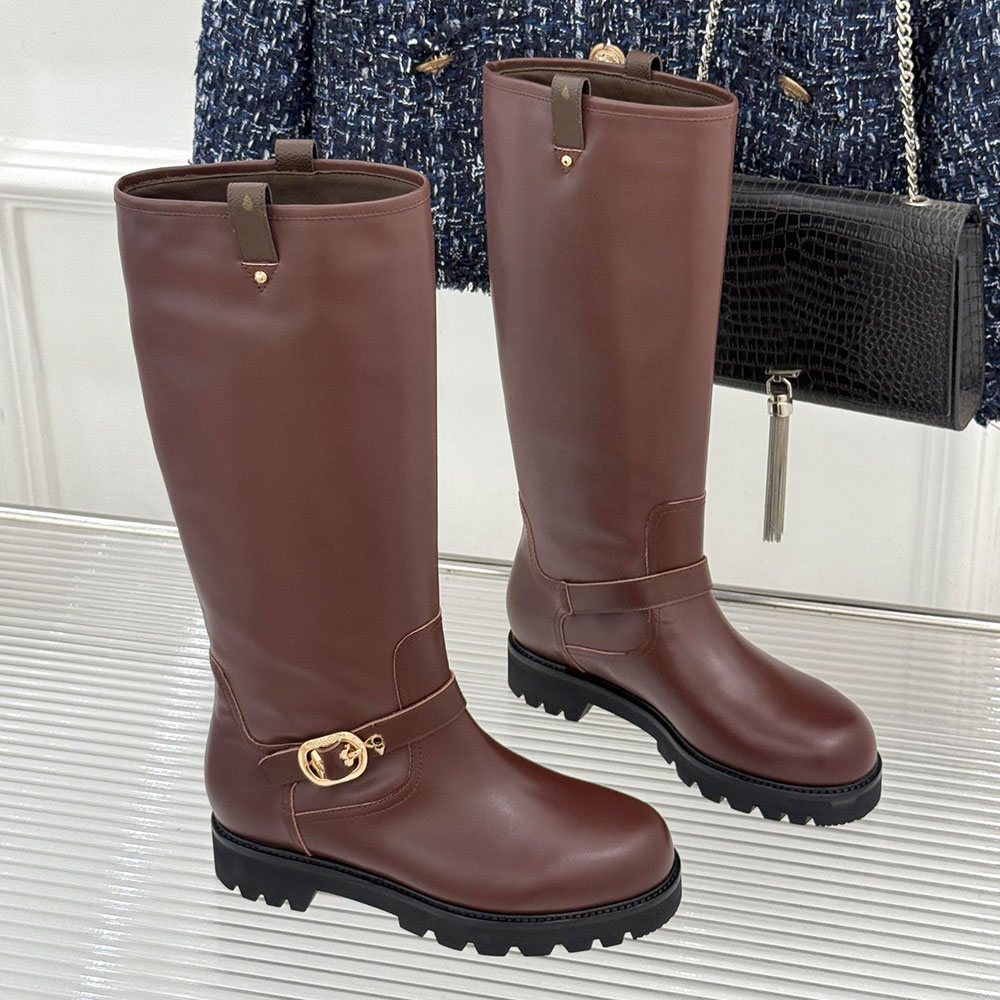 Citizen High Boot designer knee high boots 1AKHMZ Luxury Womens Knee Boots high quality 27ss new model calf leather autumn winter boot rubber outsol