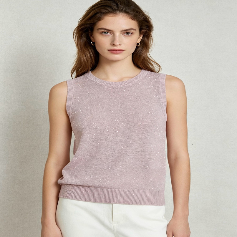 2026 Summer Arrivals Minimalist Retro Style HighQuality Intricate Sequin and Mesh Paneling 261012