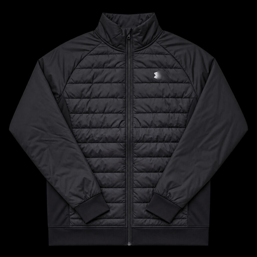 Under Amourr Jacket Running Tracksuit Under Puffer Hooded Splicing Clip Cotton Windbreaker Tapered Piece Reflective Jogging Train Fitness Under Amou