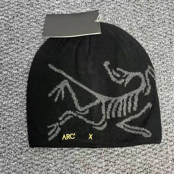 Arc Designer beanie classic luxury wool outdoor sports Spring Autumn Winter Keep warm cashmere hat embroidered ancient bird pattern fashion arc bean