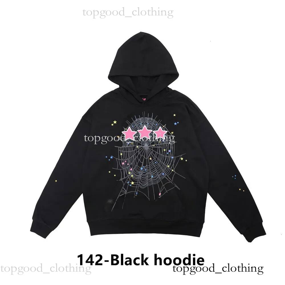 spider hoodie graphic tee shorts round neck fashion black designer hoodies clothes mens Standard hoodie for men high quality Spideerly hoodie d3c