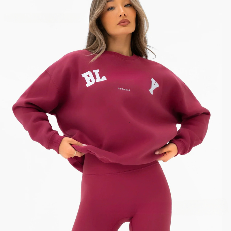 Blakeleys Hoodie Designer Women Sweatshirts Blakely Round Neck Loose Fit Casual Sweatshirt For Women Sporty Top Versatile Pullover Kids Clothes