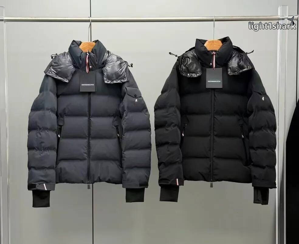 mon clerness coats Designer Suit 2026 New Style Mens Down Warm Coat Jacket Black Label Outdoor Ski Series Top Version monclenessity coats d25