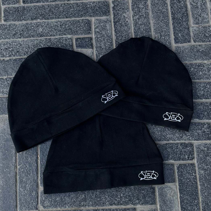 2000s Simple Letters Embroidered No-brim Hat All Season Daily Outdoor Hip Hop Cap Fashion Casual Windproof Double Layer Beanie J260511