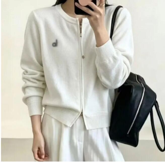 women's sweaters round neck luxury womens zippers cardigan designer sweater alonsets Embroidery Clothes