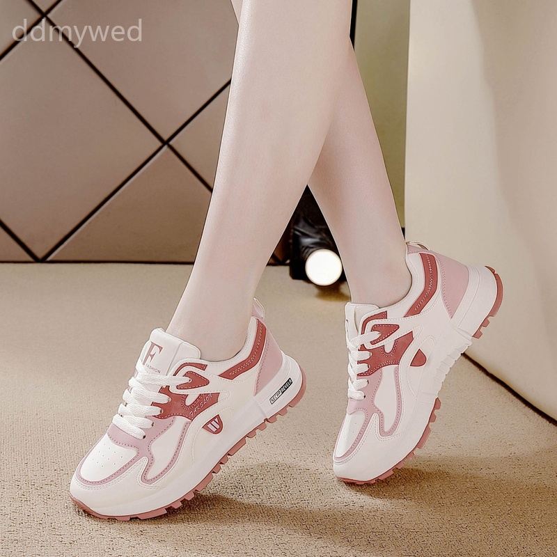 Women's Casual Sneakers Thick Sole Lightweight Running Shoes Breathable Sports Shoes Daily Wear
