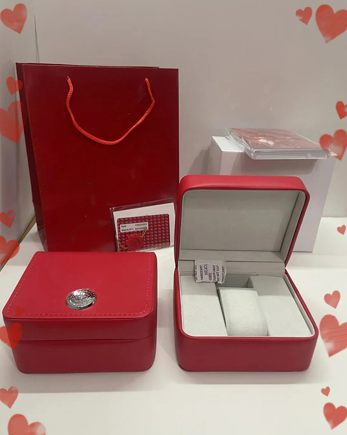 Top Quality Boxes OMEGAitty watch Original Box Accessories wholesale montre Watches Booklet Card Tags and Papers In English Swiss Watches Boxes Many