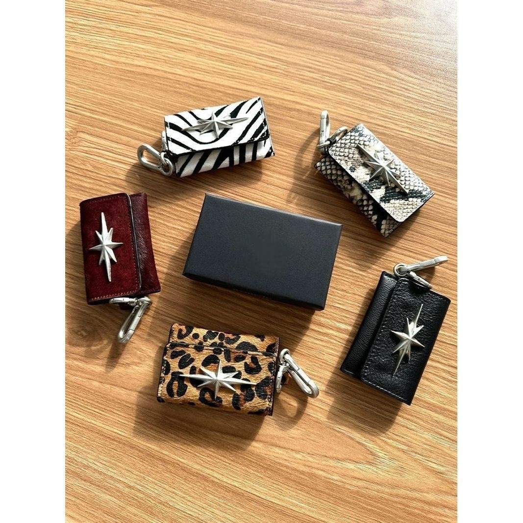 Luxury Brand Designer Bag Glowcharm National Trend Original Metal Waist Accessories Keychain Coin Purse Card Holder Luxury Brand Designer Bag
