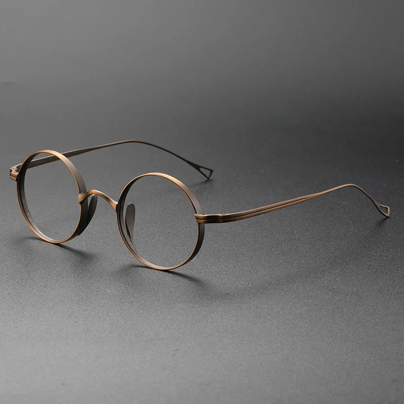 Retro Round Frame Small Frame Presbyopia Glasses for Men and Women Fashionable Ultra Light High-Quality Anti Blue Light Ready261019