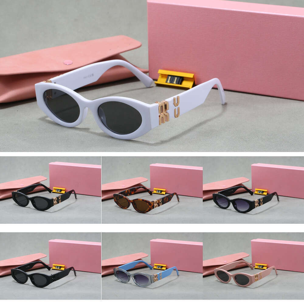 miummi sunglasses Free Shipping Luxury Cat Eye Designer UV400 Protection Nylon Glasses Dark Grey Brown Lenses Sunglasses For Women Men lunettes de s