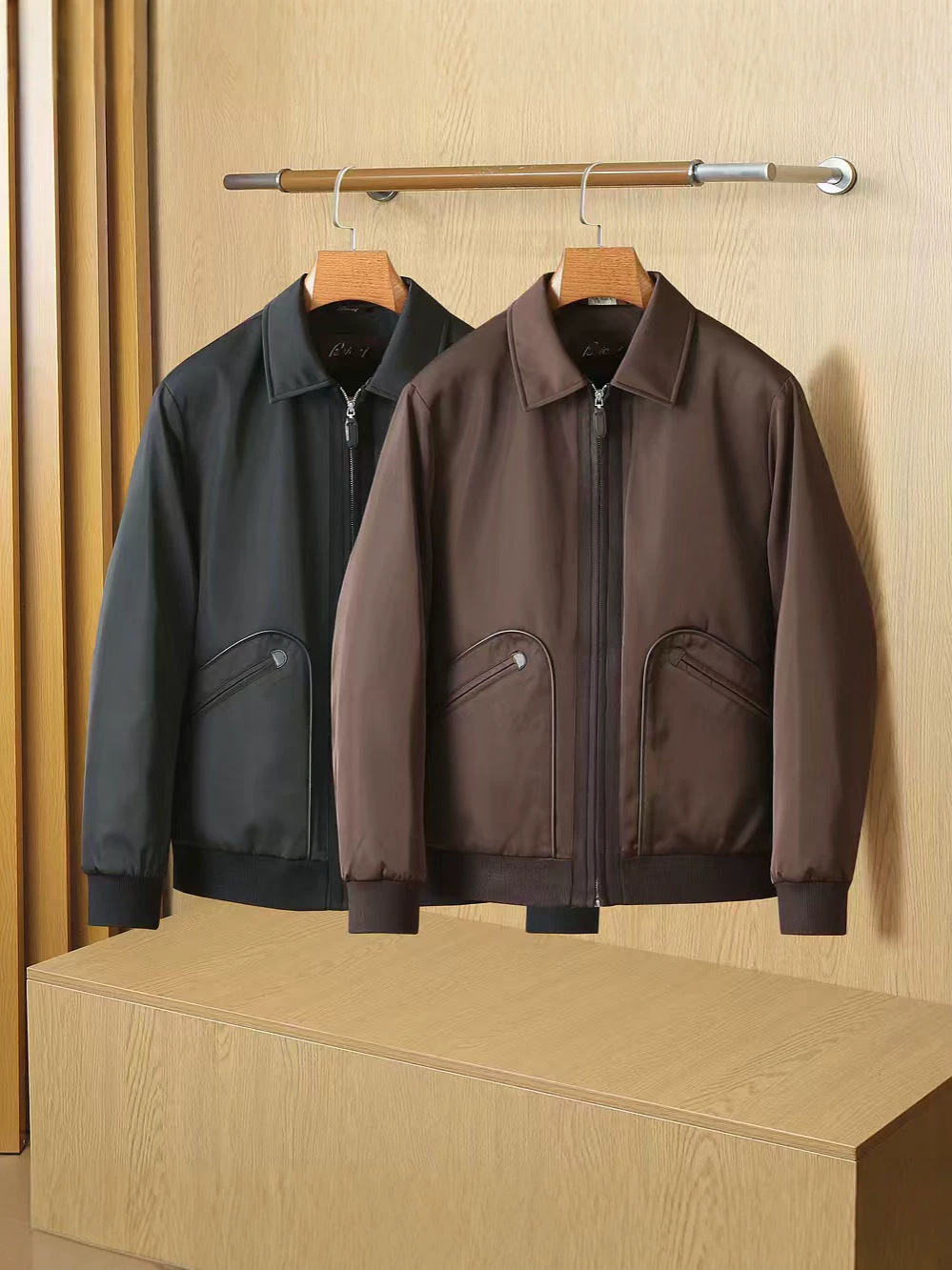Winter New Collection, Oldmoney Style, Thick, Collared, Goose Down Men's Jacket