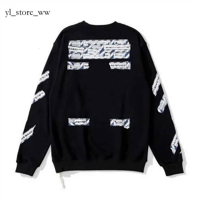 off hoodie long sleeves designer Hip Hop high quality Man Womens pure cotton offwhite Hooded Skateboards Pullover offes white Sweatshirt Clothes Ove