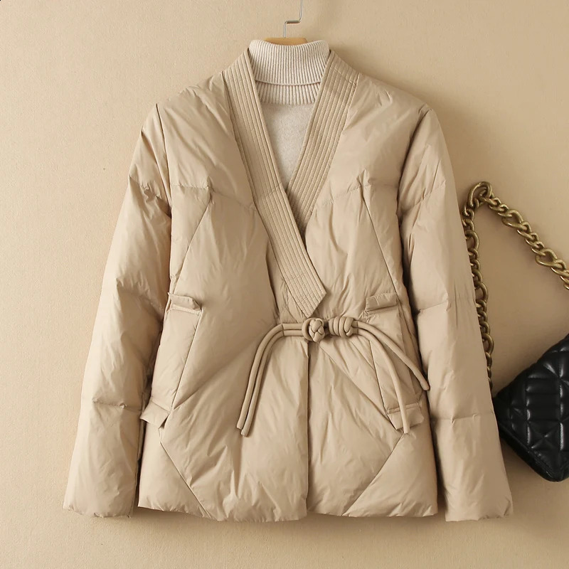 SEDUTMO Spring Oversize Duck Down Coat Women Vintage Jackets Autumn Fashion Casual Parkas ED2132 261014