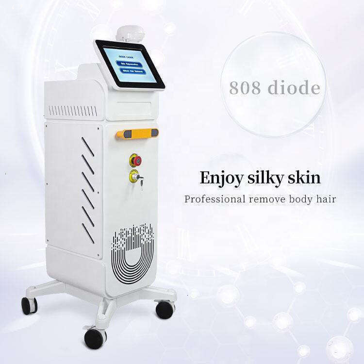 New Design Laser Diode 808Nm Permanent Hair Removal 3 Wavelength 755 808 1064Nm Diode Laser Hair Removal Machine For Face And Body Bikini