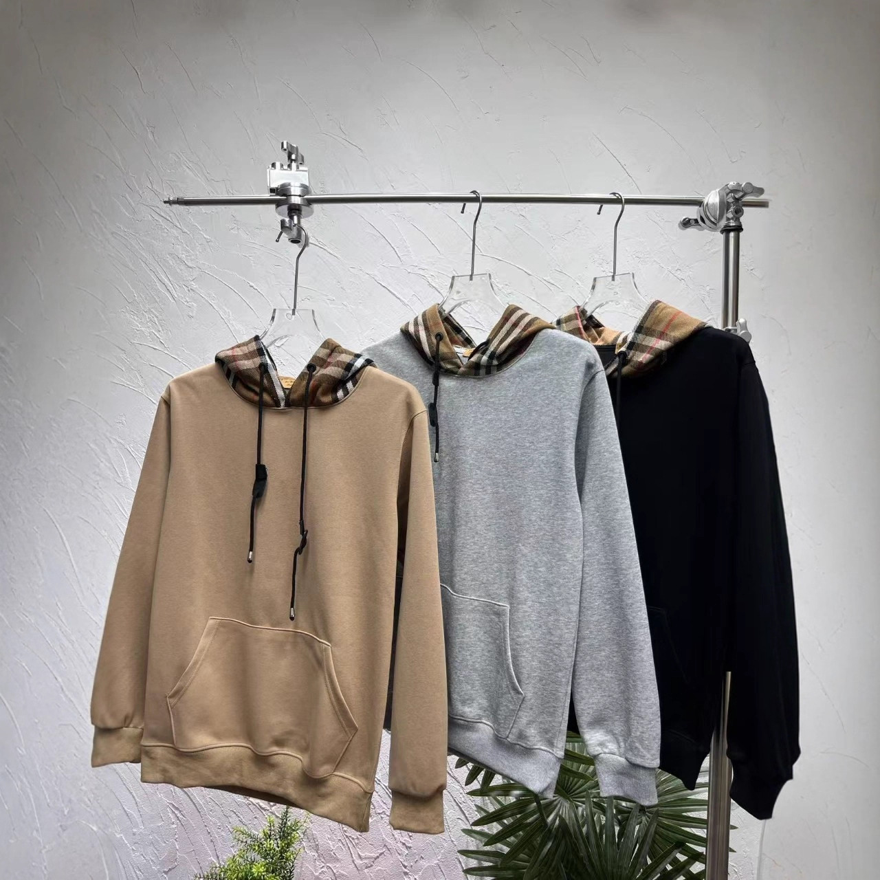 Cross-border H correct version BB brand new autumn winter printed round-neck terry sweatshirt pullover for men designer luxury and women
