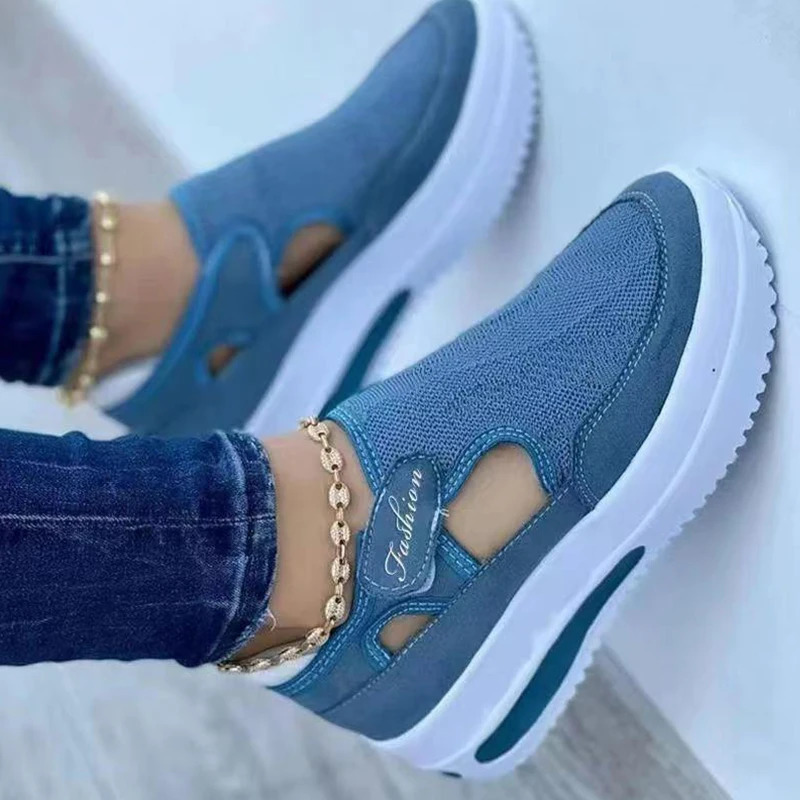 Red Casual Shoes WOMEN'S Breathable Fashion Summer WOMEN'S Sandals Platform Vulcanized Shoes WOMEN'S Sports Shoes 261019