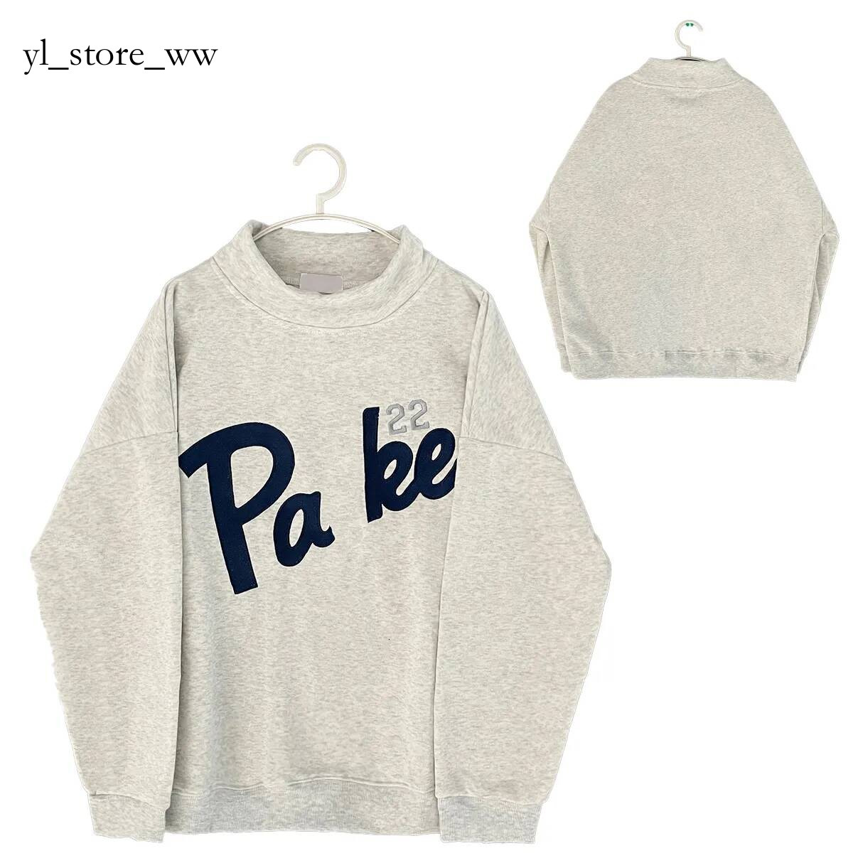 parke Hoodie round neck Designer New High Quality Contemporary Style Womens Embroideried Casual Cotton Jumpers Loose Vintage College Sparkly Long Sl