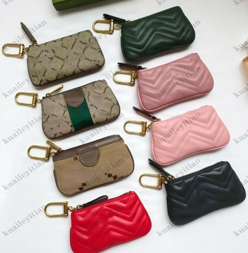 Holder Designer Wallets For Women Coin Purse Mini Bag High Quality Genuine Leather Golden Letter Cardholder Womens Bags With Keychain Card Wallet