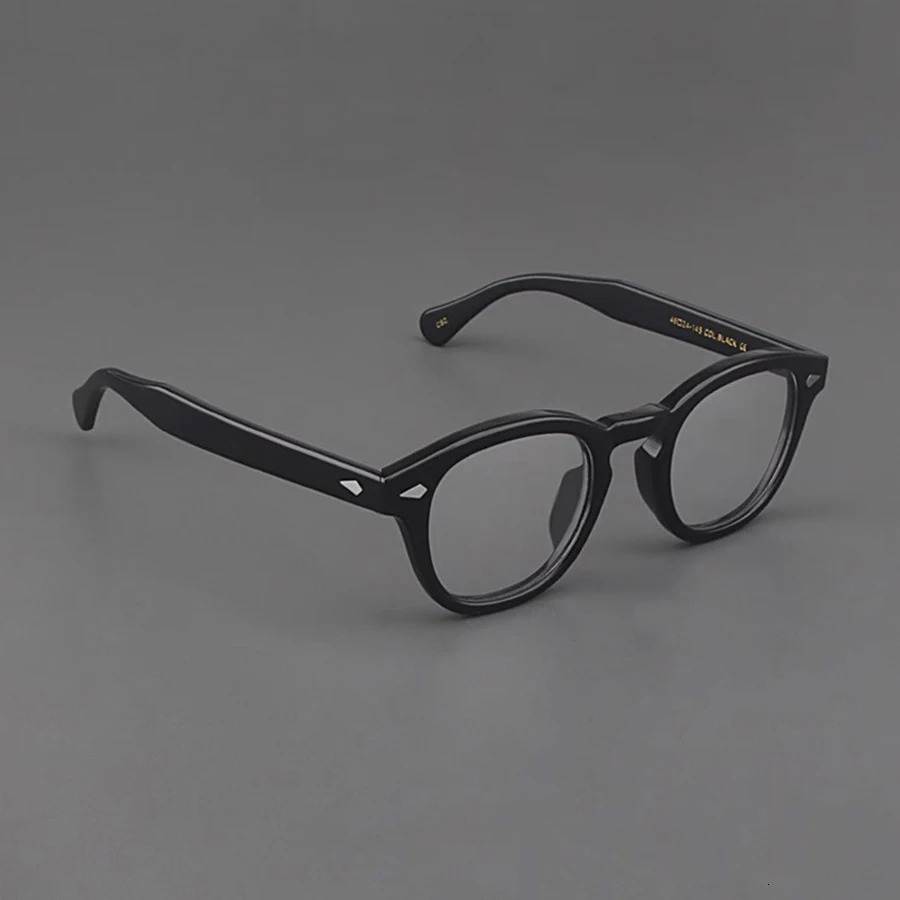 Optical Eyeglasses Frame Men Women Johnny Depp Vintage Glasses Computer Acetate Spectacle Frame For Male Clear Lens261019