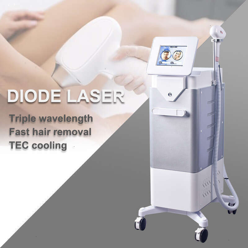 Non-Invasive Hair Removal Ice Point Painless Permanent Depilation 808Nm Diode Laser Picosecond Tattoo Removal Skin Brightening 2 Handles Beauty Mach