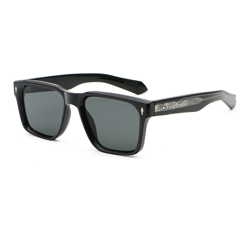 2026 new collection: European and American style, retro, oversized square frame, fashionable sunglasses for men, exuding a highend aesthetic