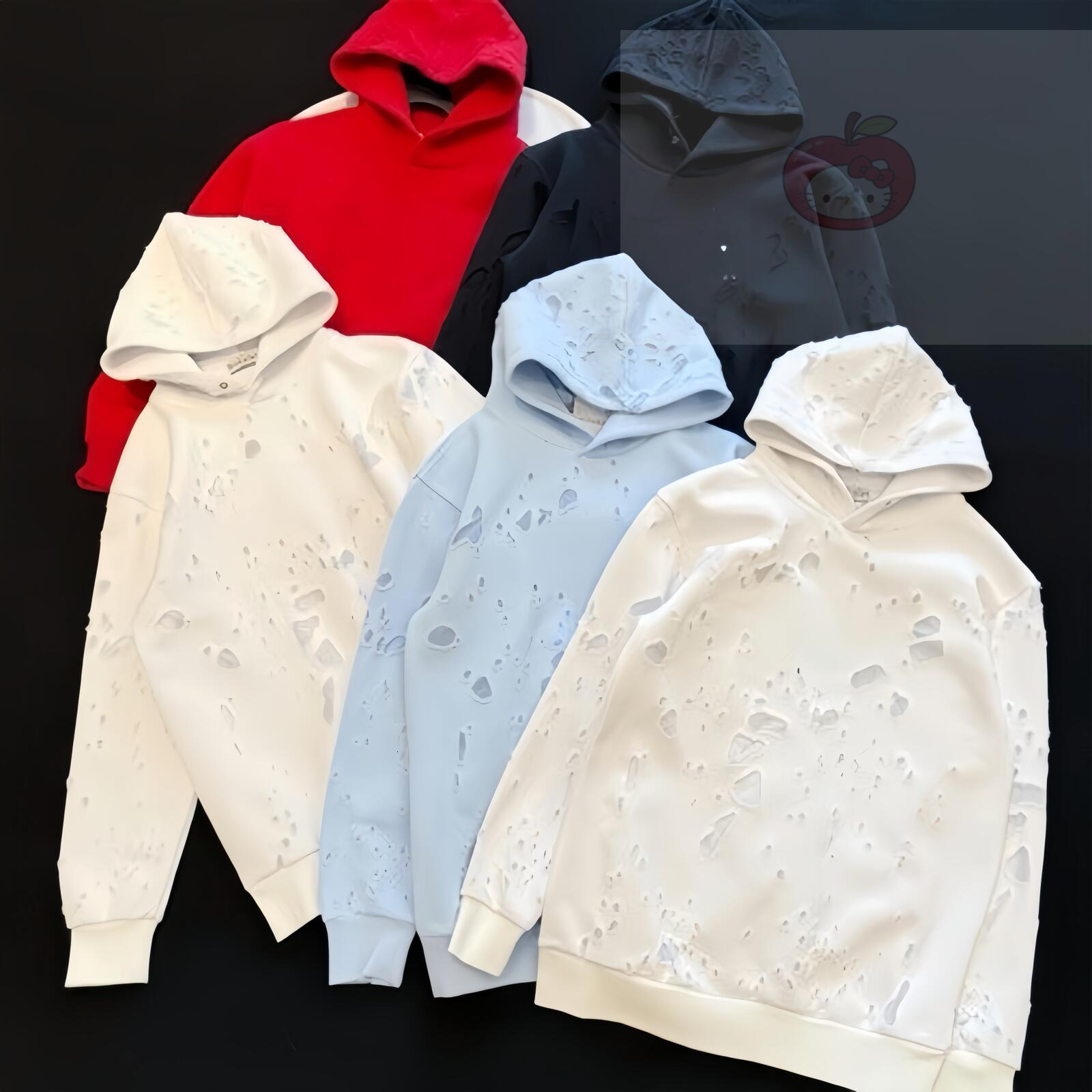 26SSJ Printed Letter Design Pure Cotton Long Sleeve Sweatshirt Loose Fit Unisex Versatile Street Style Top