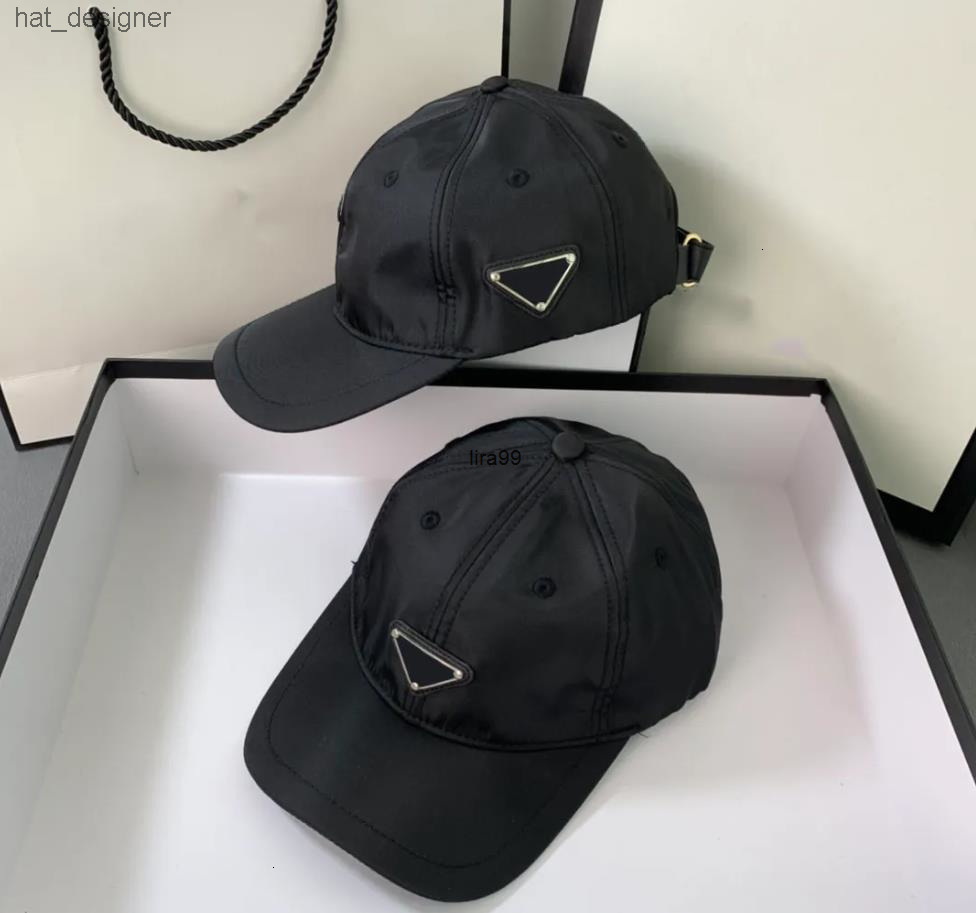 Ball Caps Luxury designer casquette Ball Caps Sports Outdoor Adjustable Baseball Cap Unisex Pure Color Cotton Peaked metal triangle Street Hip Hop S