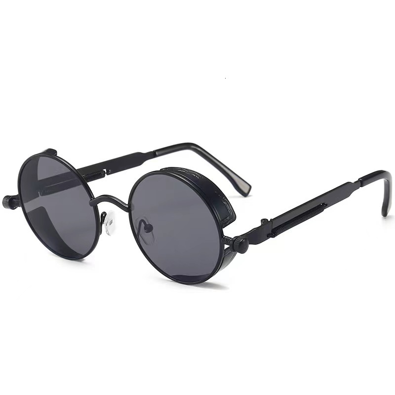 European American Street Style Hip-Hop New Cross-Lens Personality Windshield Glasses Retro Punk Series Sunglasses For Men And Women Miminail