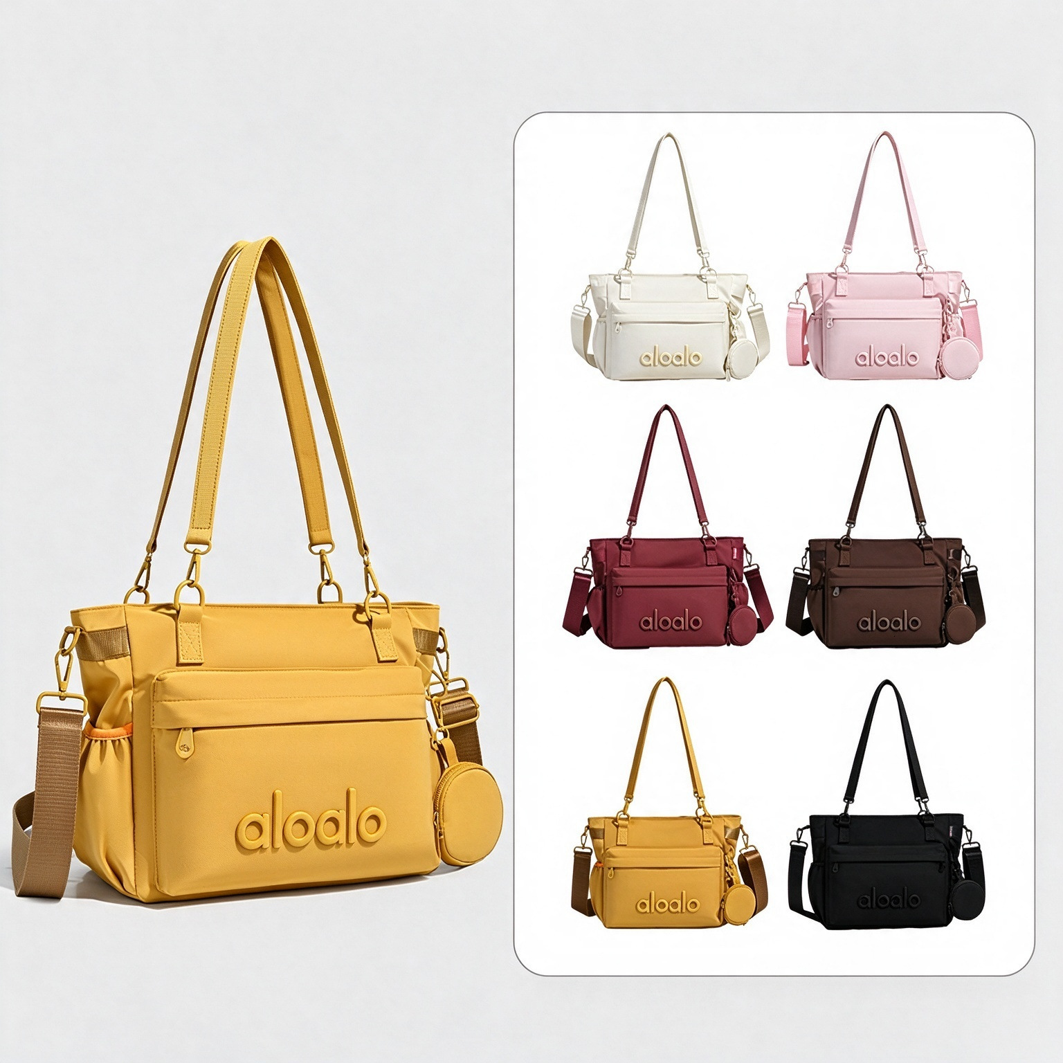 designer Cross border large capacity nylon tote bag a new and versatile minimalist and stylish underarm bag perfect for commuting