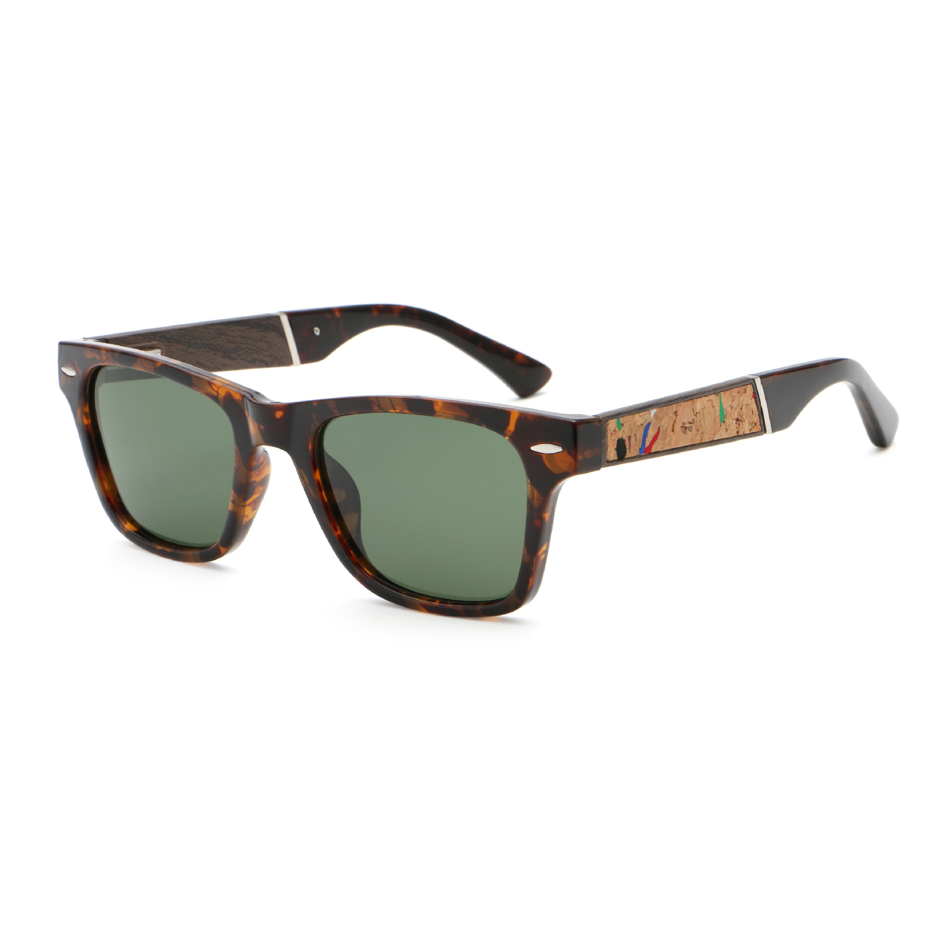 new retro European American polarized sunglasses, unisex, with a highend feel, UV protection, and stylish woodgrain frames