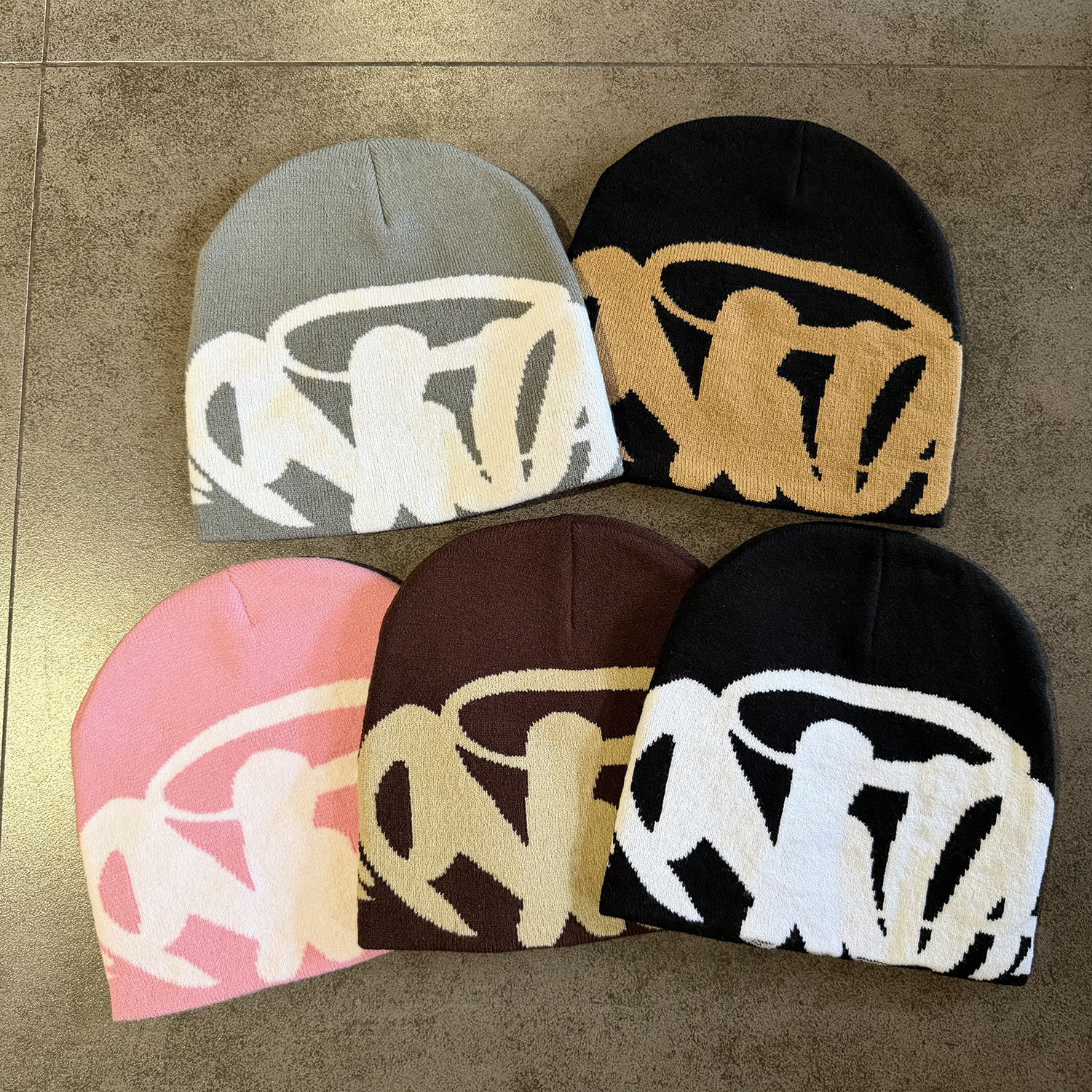Y2K Letter Knitted Winter Autumn Beanie Cap Men Women Kanye Beanies Gorras Hombre Top Warm Skiing Hat Ear Hats Hip Hop Skullcap J260511