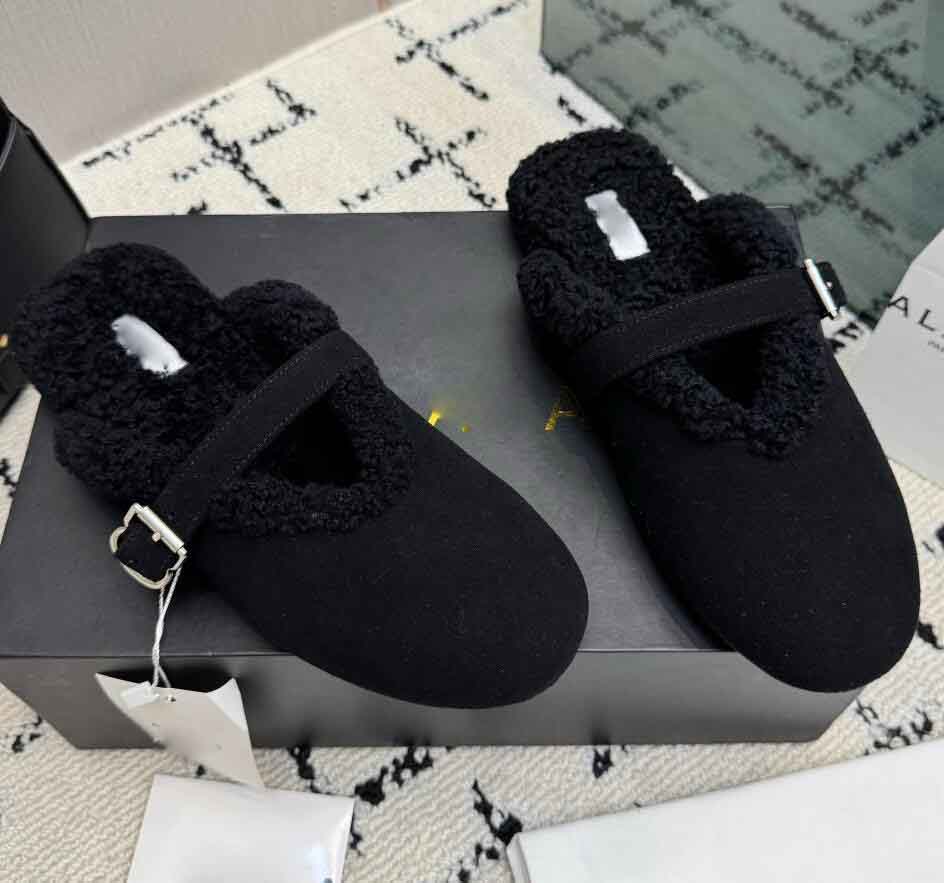 Summer Luxury Women's Shearling mules Embellished Stylish Sandals for Casual Walking Comfort Outdoor Slipper (EU 35-42)