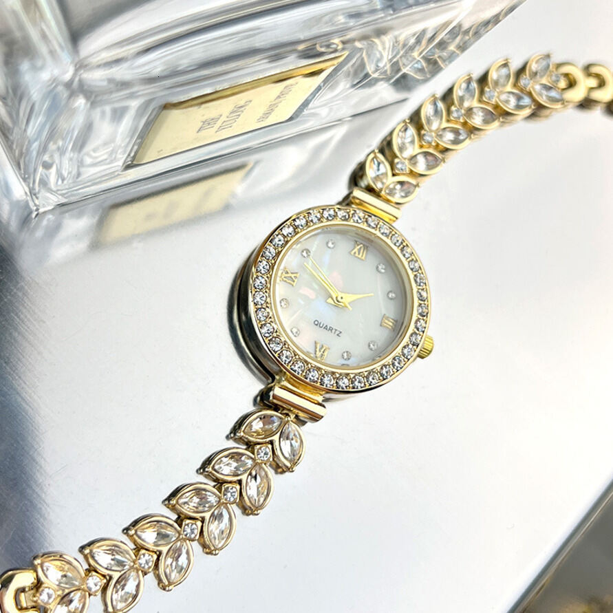 hemed Women's Watch Alloy Set, Light Luxury Niche Quartz Fashion ladies Wristwatch, quartz Cross-Border Wholesale Small Dia ljh456