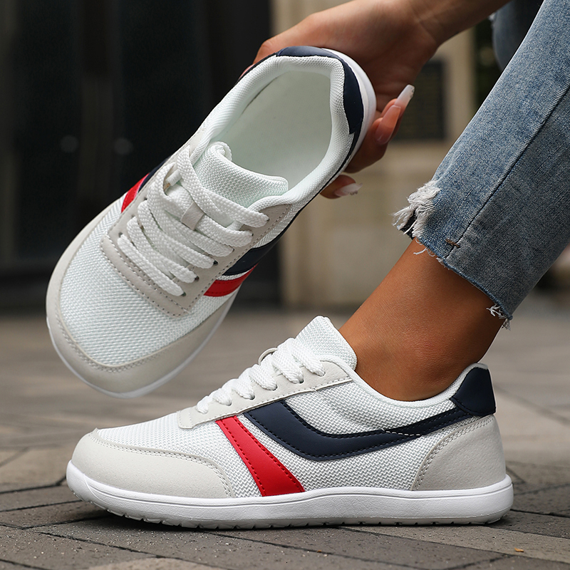 Minimalist for Women Casual Versatile Soft Sole Wide Last Shoes Summer Breathable Comfortable Barefoot Sneakers
