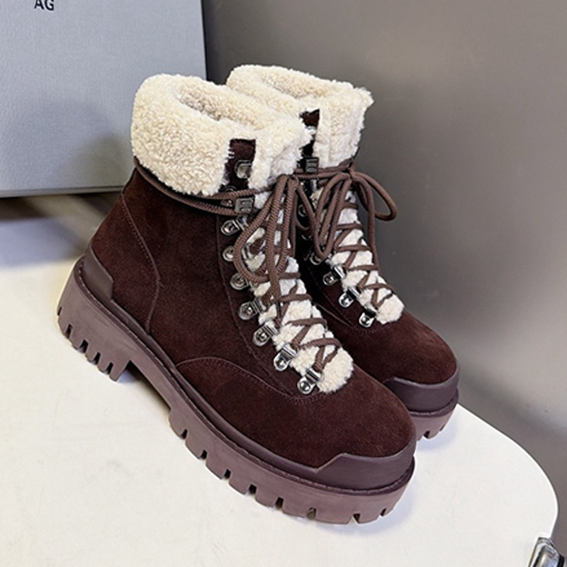 Mens Combat Strike Winter Noce Boots Famous Madam Designer Lace Up Fastening With Silver Eyelets Platform Mid Calf Boots Fashion Daily Commuting Off