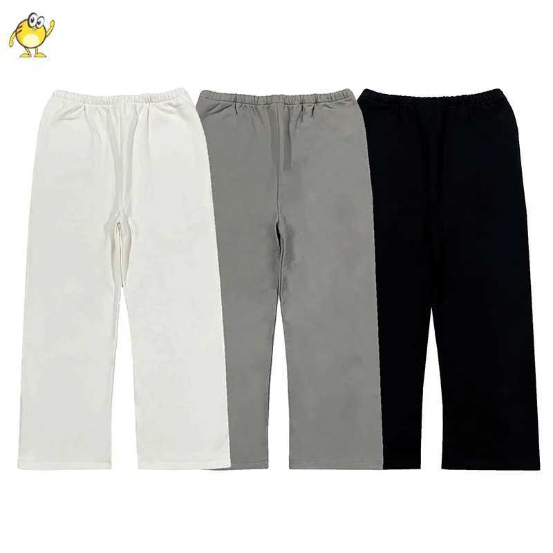 2025 New Pants Men Woman Black White Grey Best Quality Loose Joggers Sweatpants Trousers Hip Hop Fashion Streetwear T261019