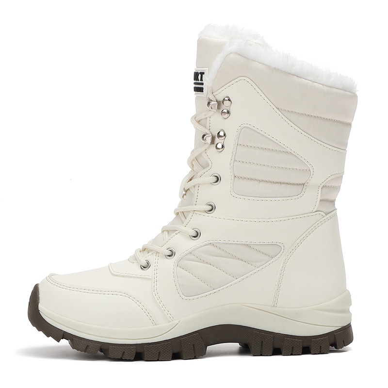 Women's Winter Snow Boots Warm Thick Fur Lined Outdoor Hiking Boots Non-Slip