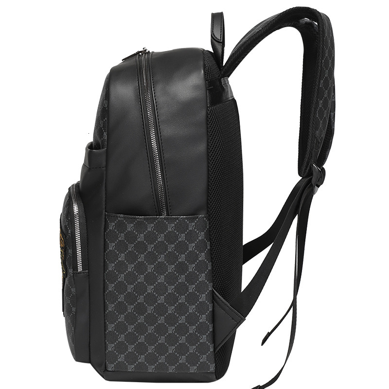 Luxury Brand Designer Bag New Backpack For Men And Women, Youth, College Students, Lightweight School Bag, Travel Business Large Capacity Plaid Back